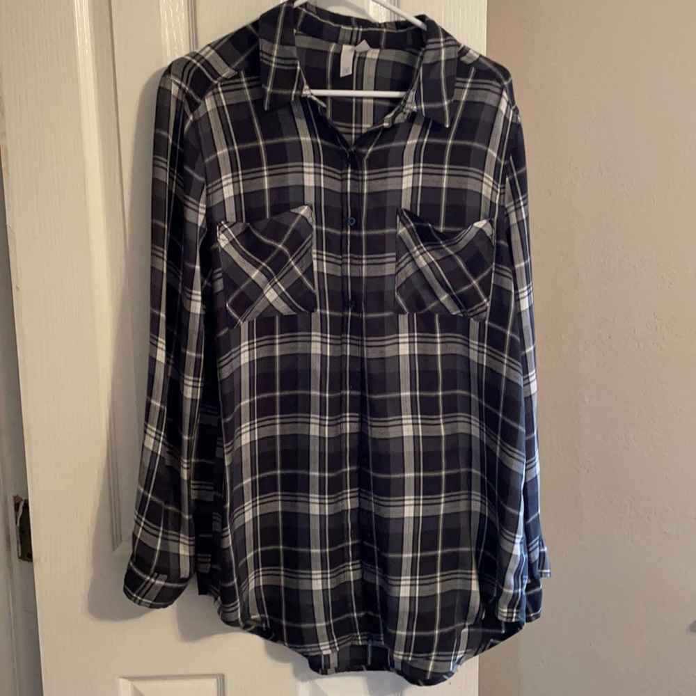 Women’s Plaid Tunic Shirt